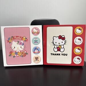 Hello Kitty + Hello Kitty And Friends Thank You Note Card Set - 24 Cards New
